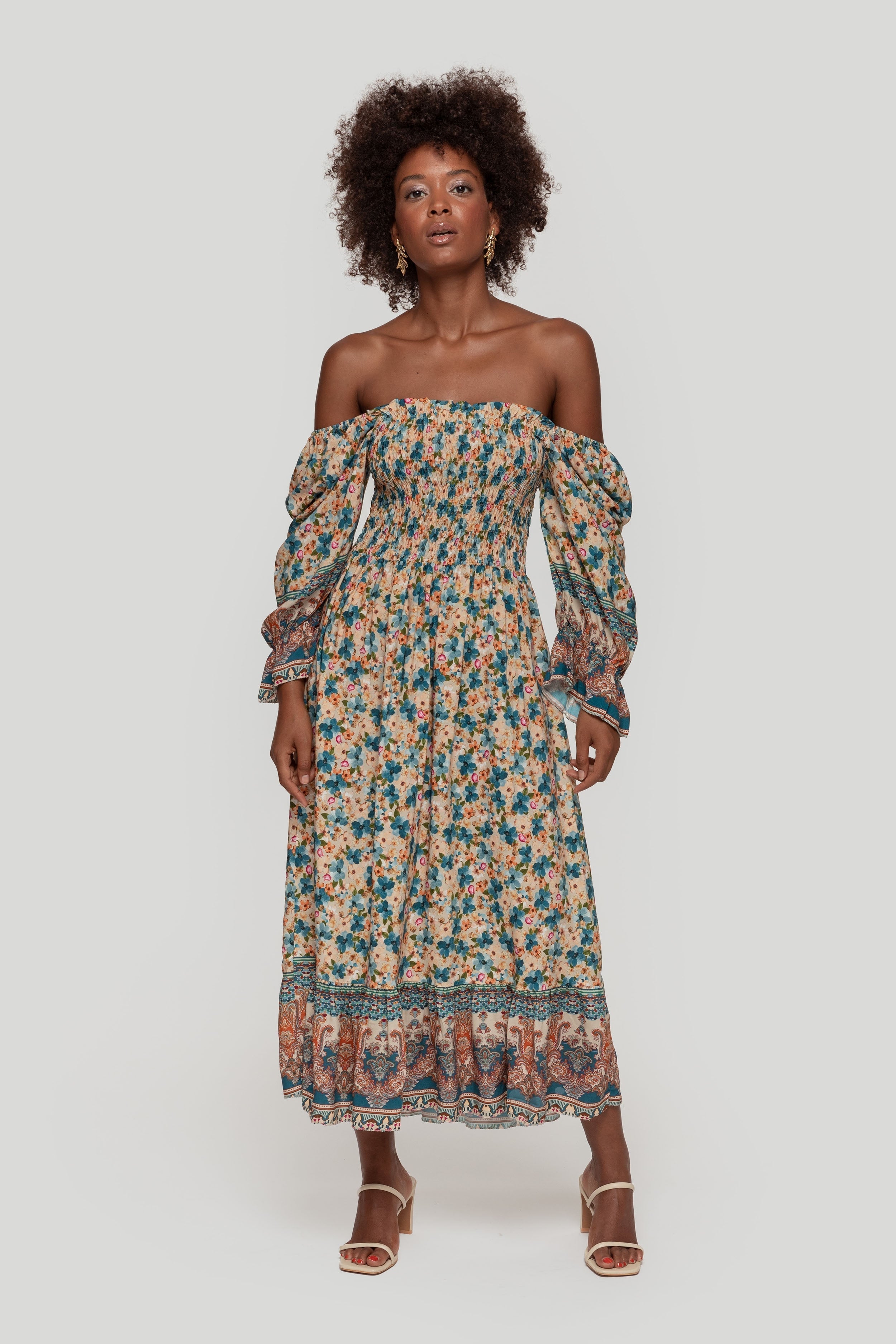 VESTIDO  FLORES