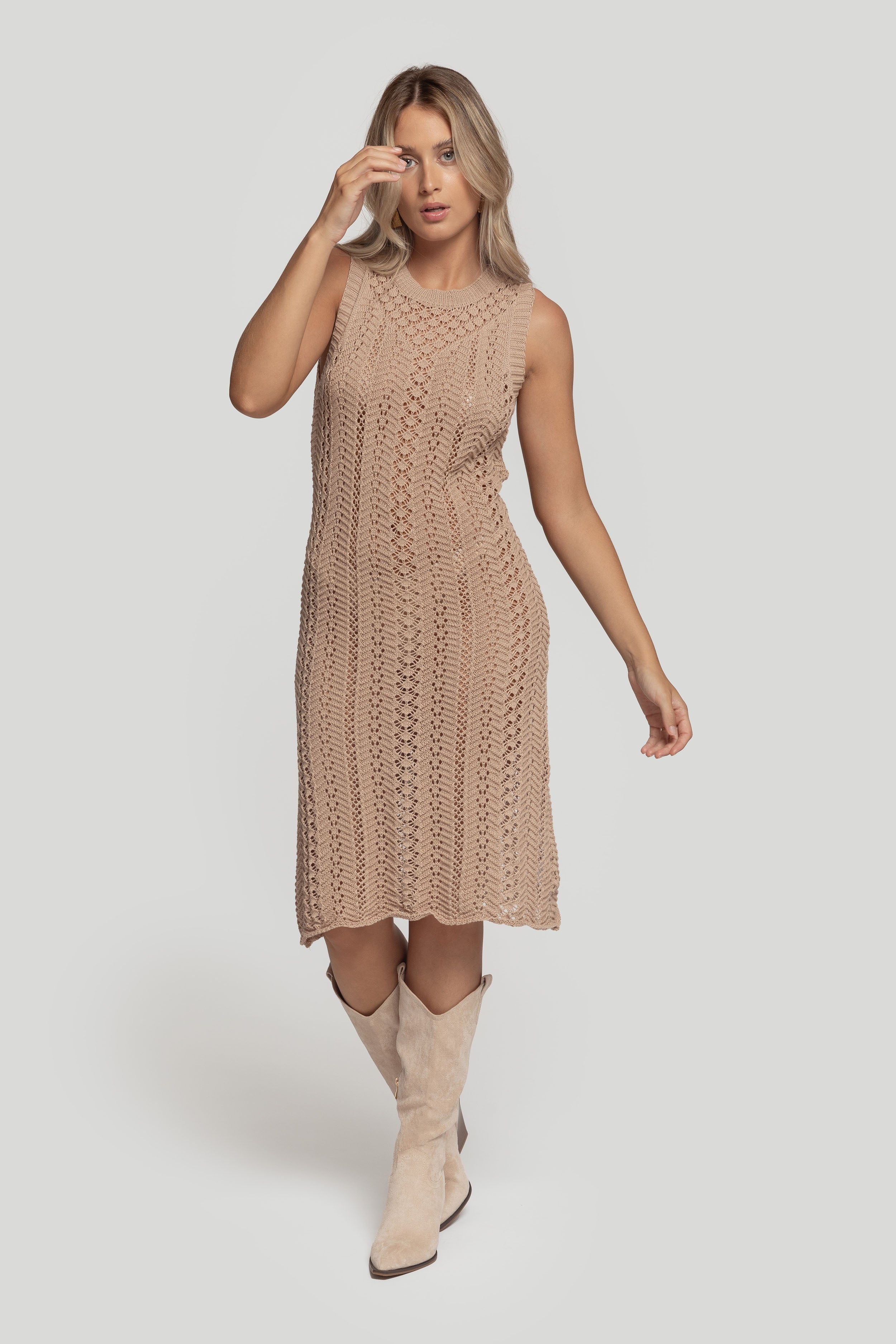 VESTIDO  CALADO