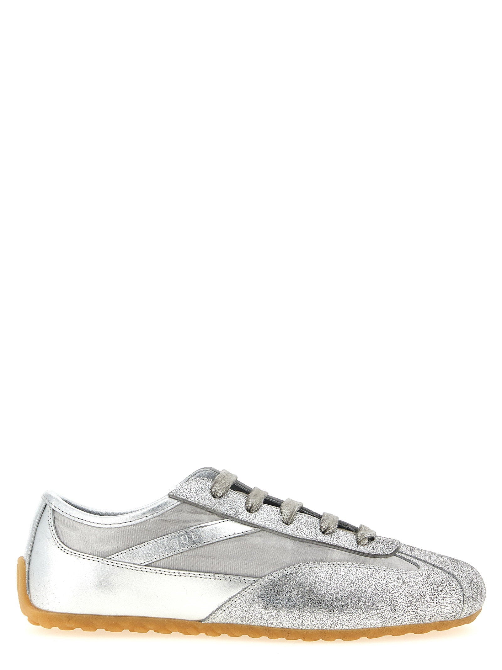 Alexander McQueen Boxe Basse Sneaker — Silver