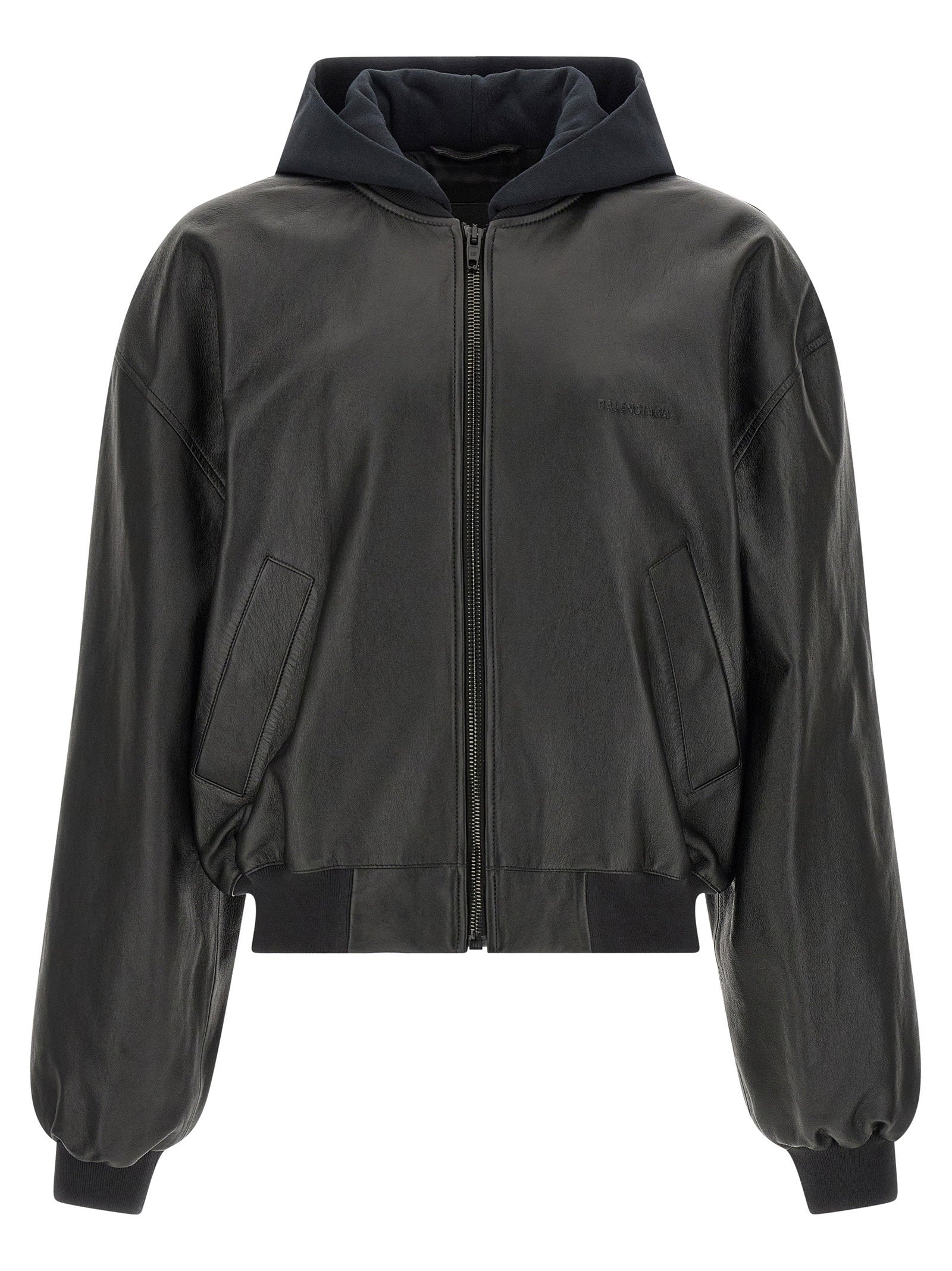 Balenciaga Salon de Couture Bomber Jacket — Black