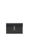 Bolso al hombro Cassandre de Saint Laurent – Negro
