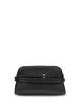 Moschino Belt-Detail Clutch — Black