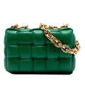 Nappa Intrecciato Padded Chain Cassette Satchel