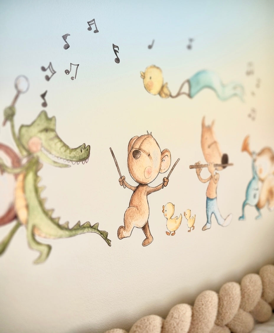 Vinilo Decorativo Infantil MUSICAL BAND 02