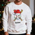 Gorro de Navidad Personalizado Pelota Deportiva Multicolor Adulto Camiseta Sudadera Sudadera con Capucha con Nombre Navidad Equipo Día Regalo para Familia Amigos