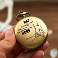 Reloj de bolsillo clásico personalizado How Much Time Passes con apodo grabado y de 2 a 6 nombres Cumpleaños Día del Padre Regalo para papá Abuelo