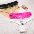 Funny Golf Ball 19th Hole Design Panty de encaje para mujer con texto Wedding Bachelorette Party Birthday Gift for Women Golf Lovers