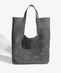 2 PCs Set Woven Large Handle Bag - Grey / F