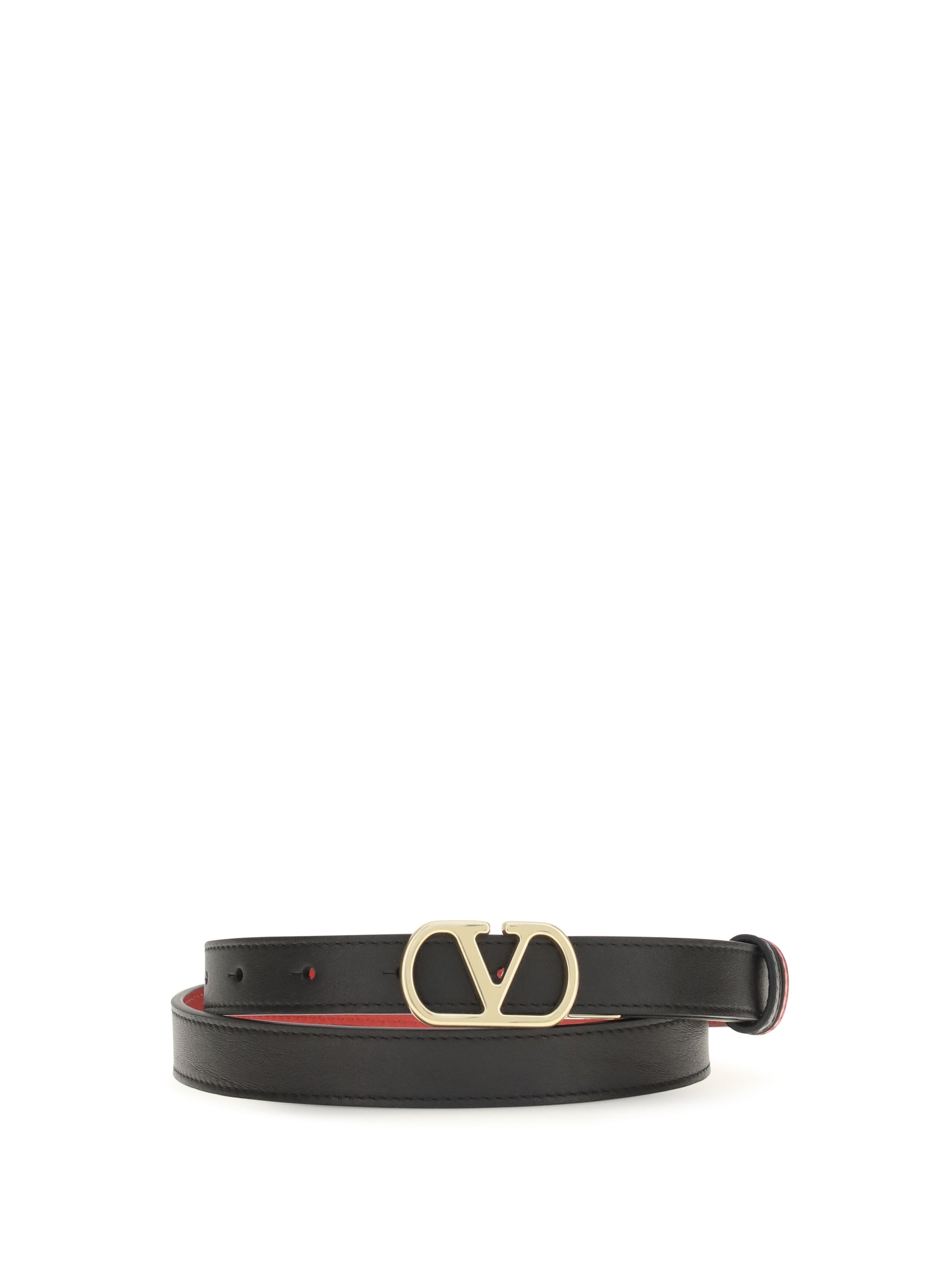 Valentino Garavani Reversible VLogo Signature Belt — Black