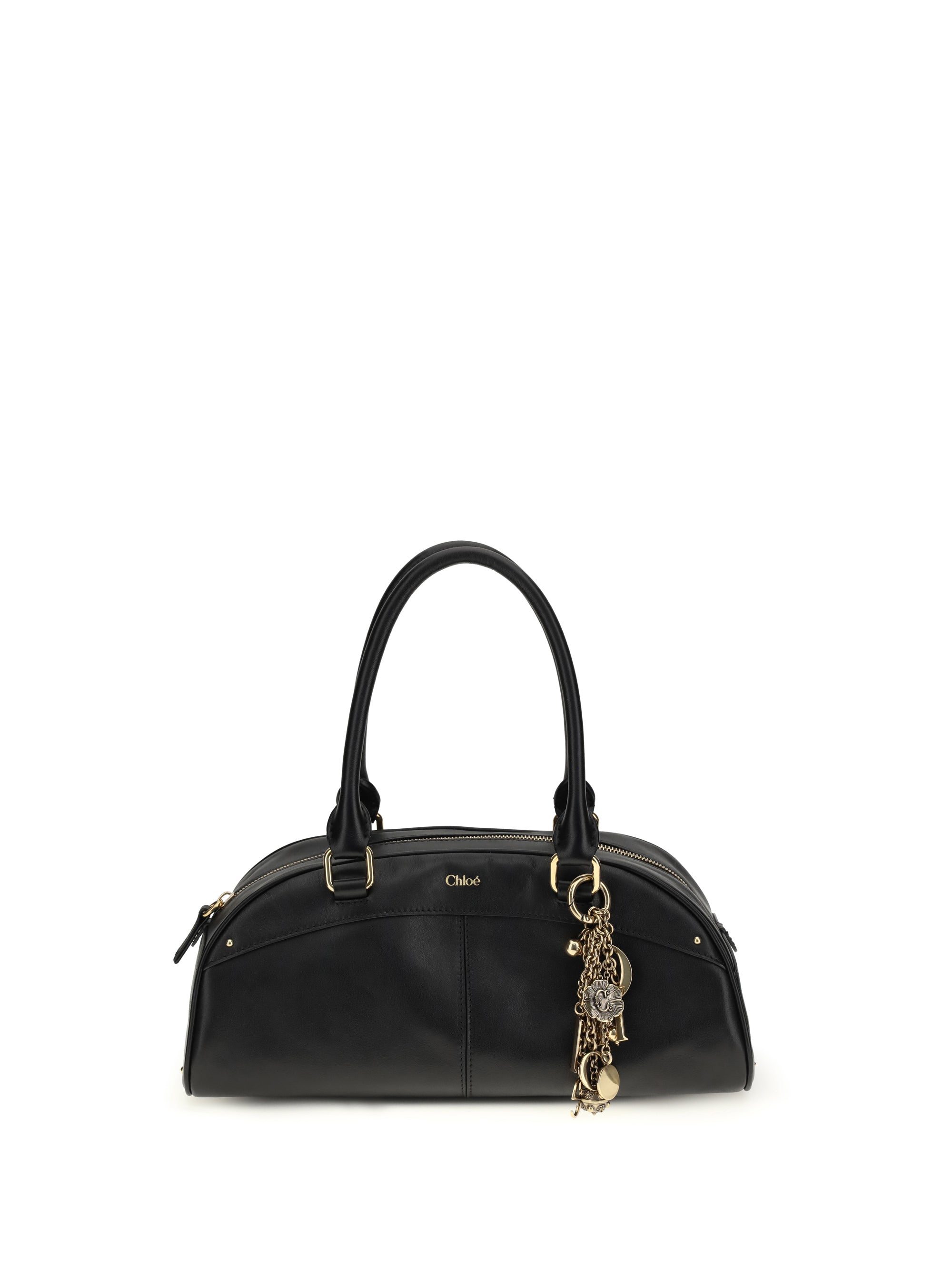 Chloé Bowling Shoulder Bag — Black