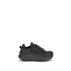Women's Black Calf Leather Bos Taurus Athletic Sneakers