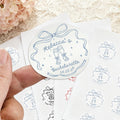 Personalizada romántica boda arco impermeable pegatinas con nombre de regalo de decoración de la boda de la ducha de la novia Fiesta de Favores para la pareja