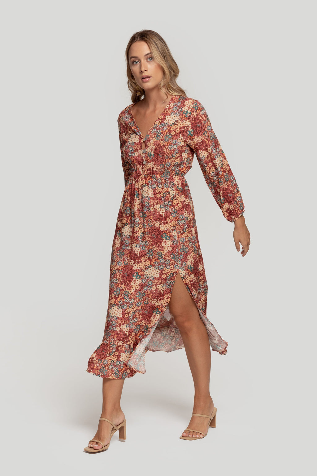 VESTIDO  BOTONES