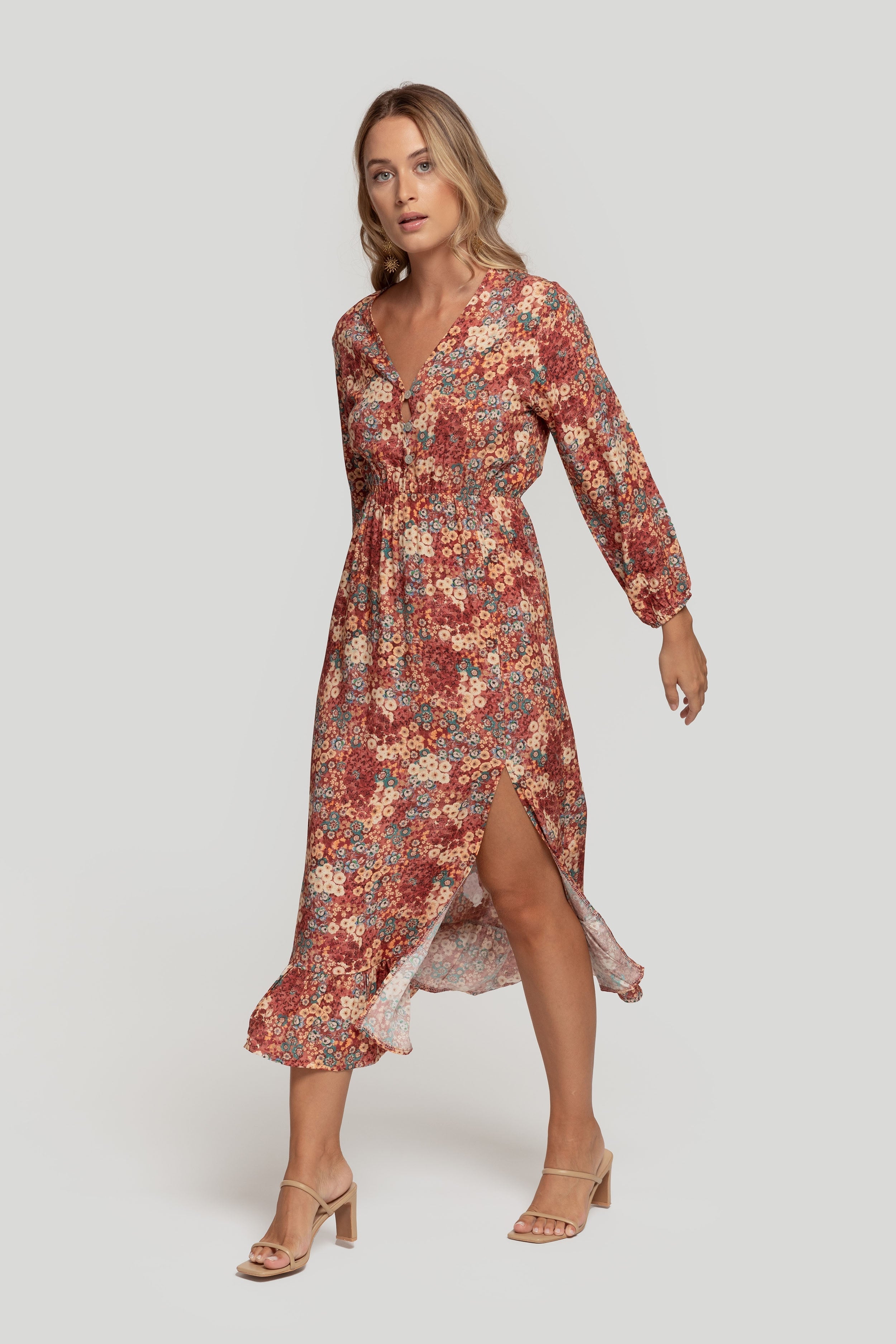 VESTIDO  BOTONES