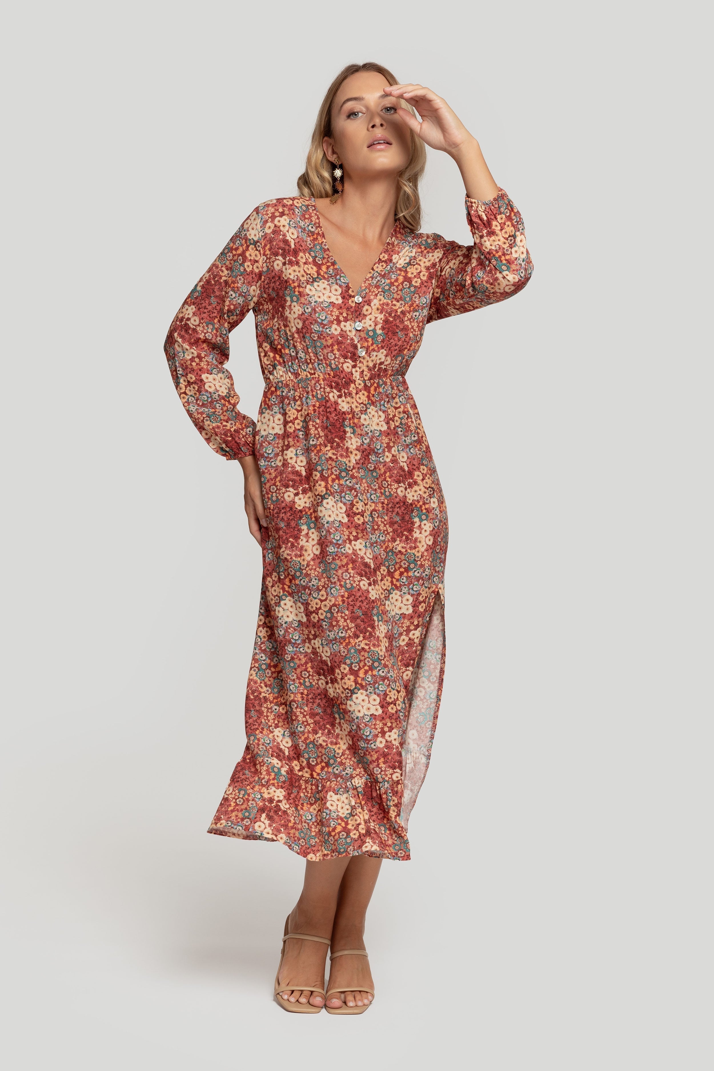 VESTIDO  BOTONES