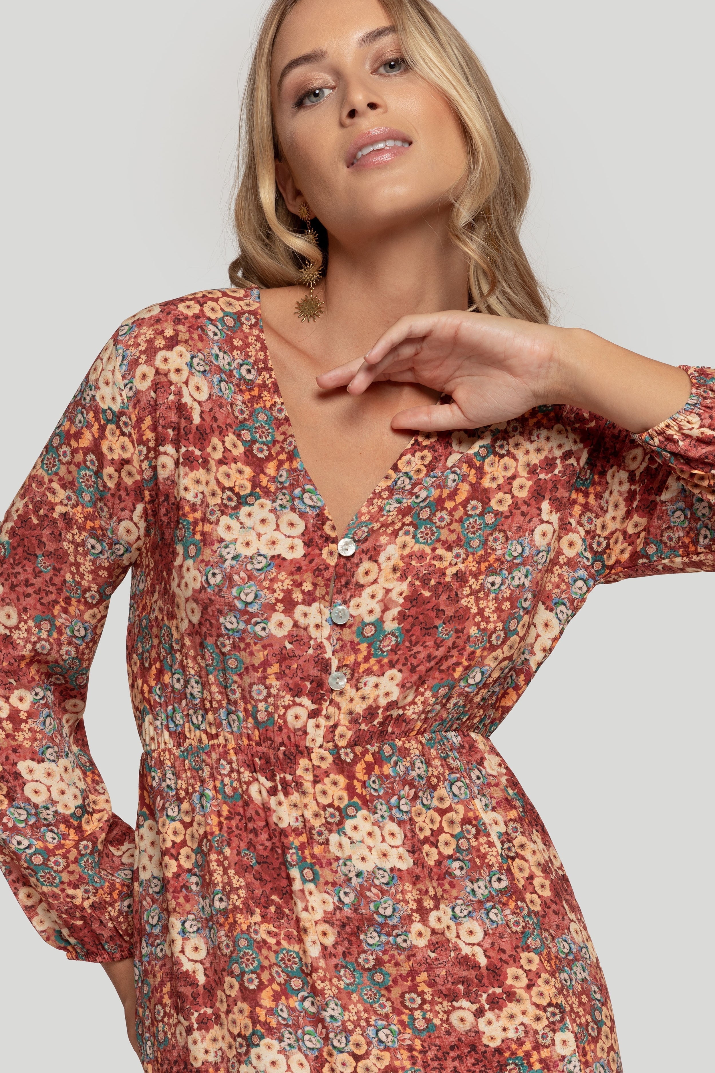VESTIDO  BOTONES