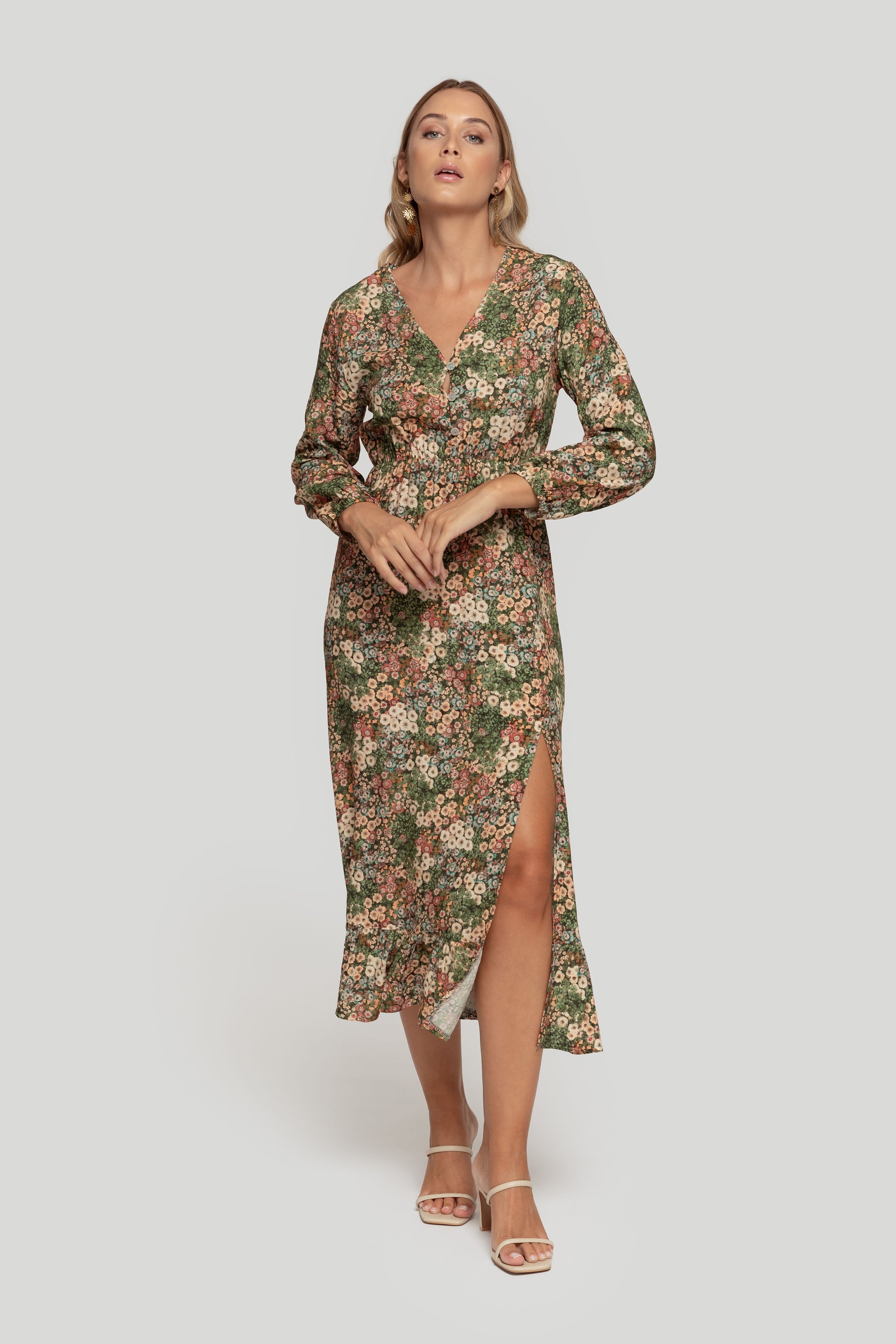 VESTIDO  BOTONES