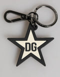 White Black Dg Logo Star Rubber Mens Keychain Keyring And Pvc Zamak Steel Real Brass Accessory