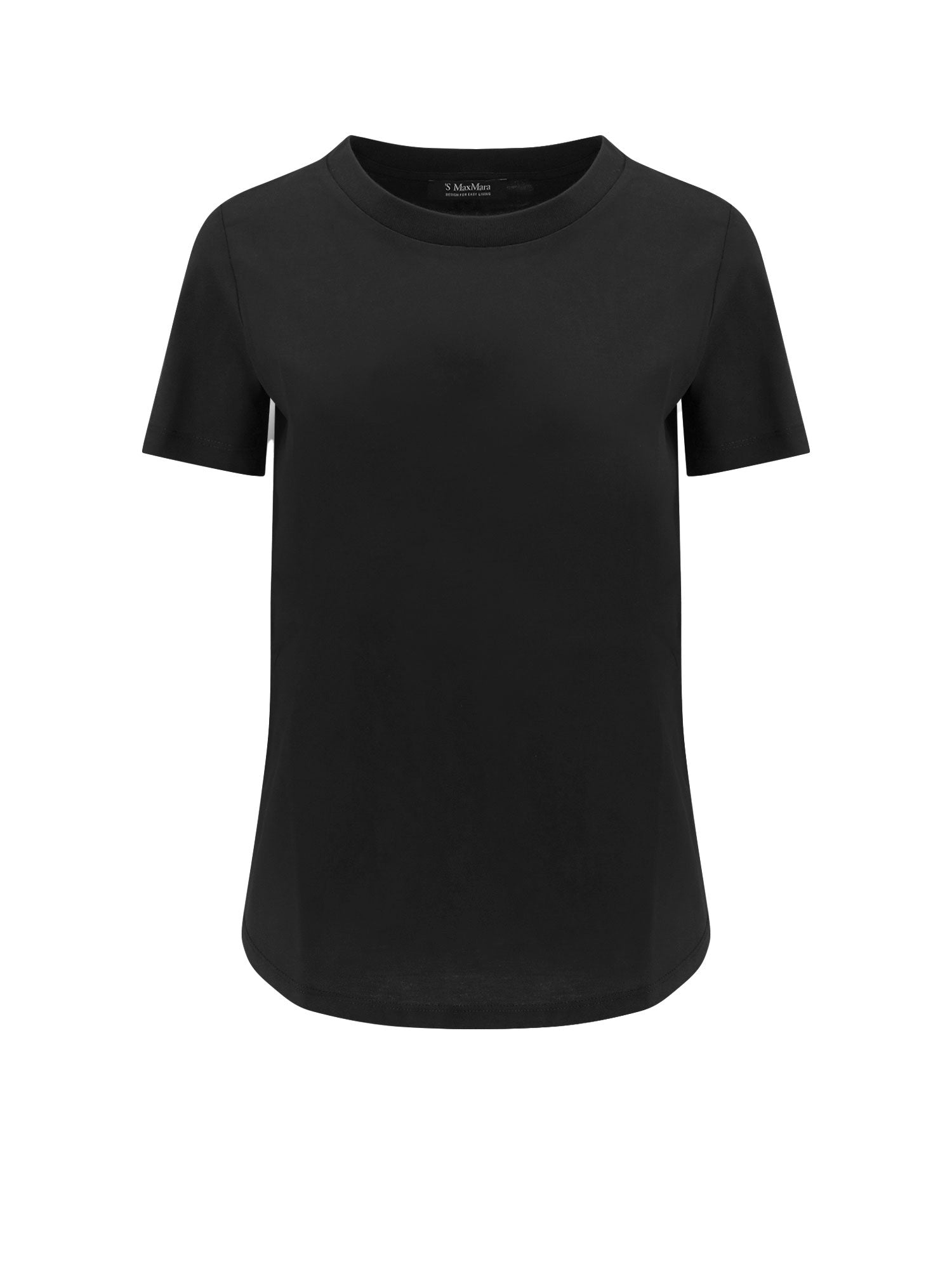 S MAX MARA T-shirts and Polos Black 100 % Cotone - M