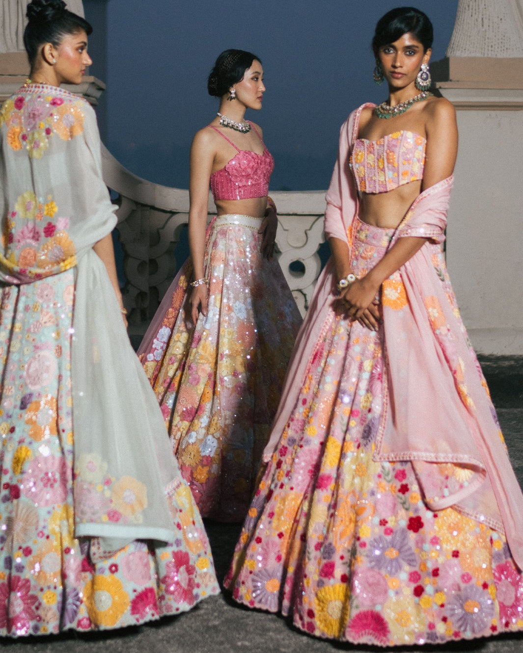 Pink Iris Lehenga Set By KYNAH, Luxury Indian Fashion & Bridal Wear