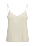 Fabiana Filippi Lightweight Acetate-Silk Tank Top — Beige