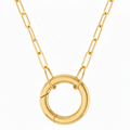Paperclip Charm Necklace