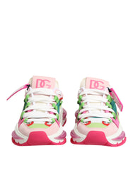 Women's Multicolor Leather Airmaster Low Top Sneaker Shoes