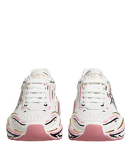 Women's Multicolor Hand Painted Daymaster Sneaker Shoes Calf Leather