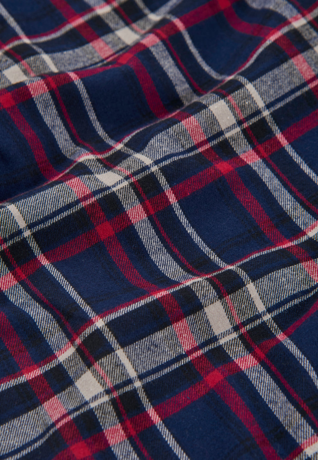 Pantalón Pijama Hombre Invierno Premium Algodón Franela Cuadros - Azul 8894_39