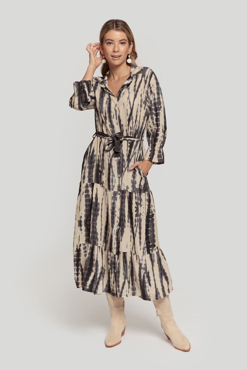 VESTIDO  BOTONES