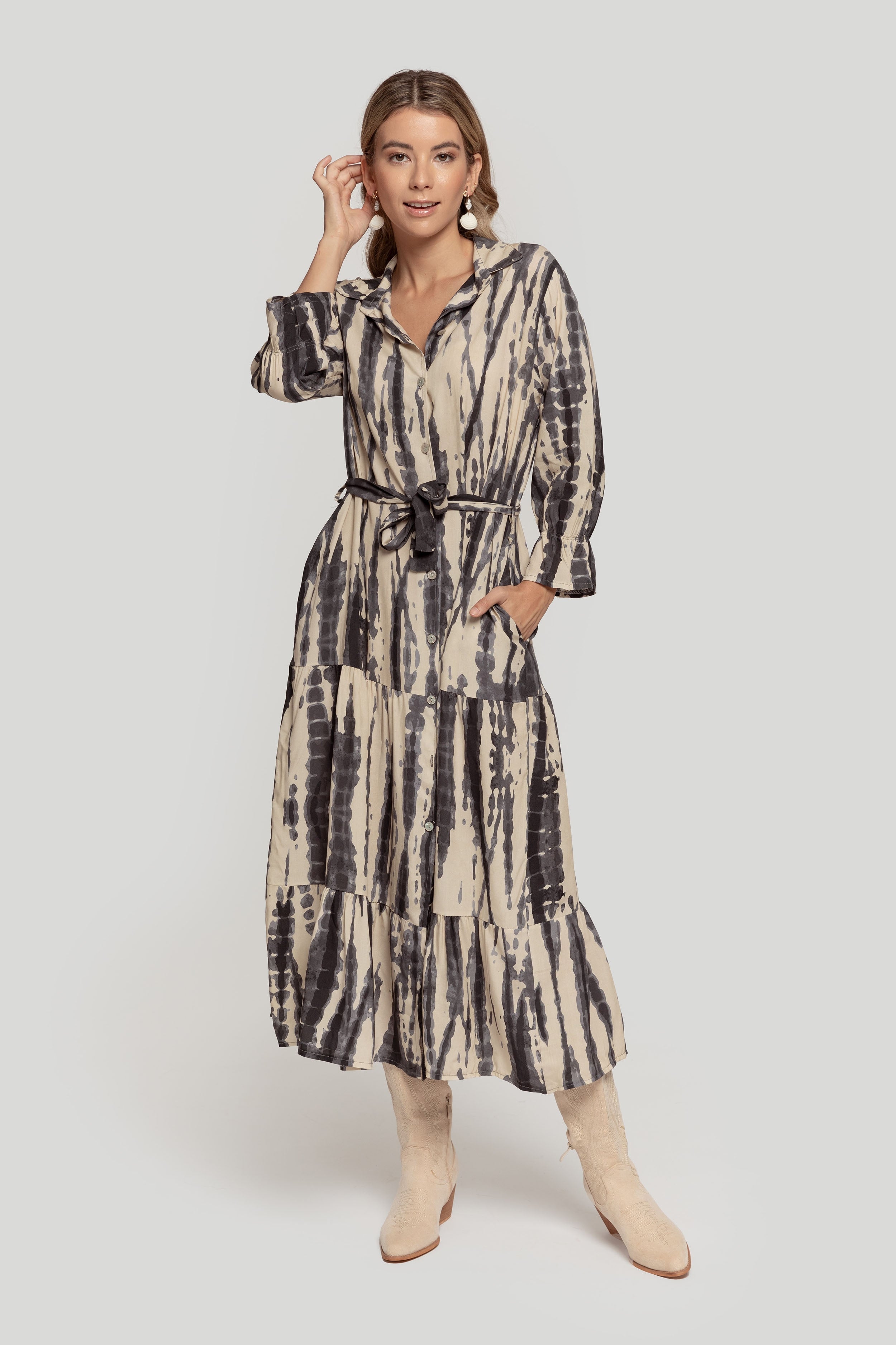 VESTIDO  BOTONES