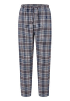 Pantalón Pijama Hombre Invierno Premium Algodón Franela Cuadros - Gris 8897_20