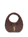 Saint Laurent Icarino Top Handle Bag — Brown