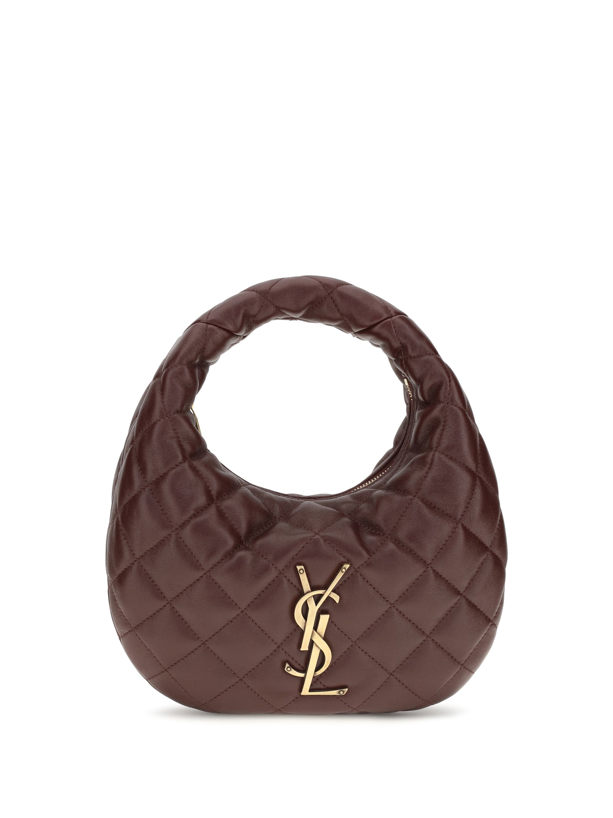 Saint Laurent Icarino Top Handle Bag — Brown