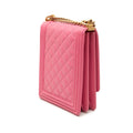 Quilted Lambskin North South Boy Flap