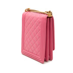 Quilted Lambskin North South Boy Flap