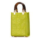 Mini Zucca Embossed Leather Sunshine Shopper Tote