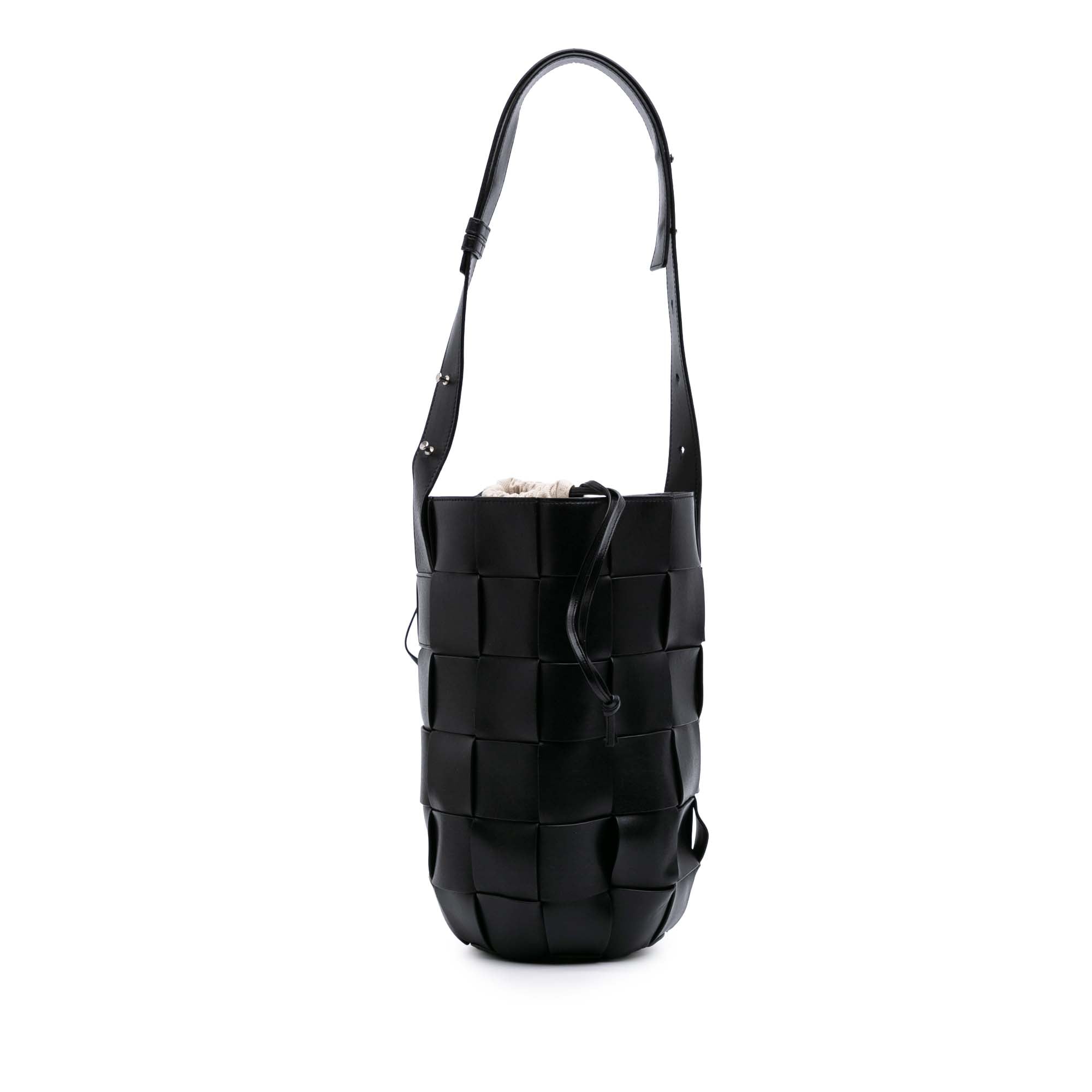 Nappa Intrecciato Casette Lantern Bucket