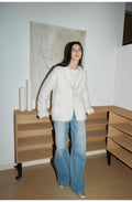 Cube Street Vintage Washed Cotton Low Rise Straight Jeans
