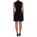 Women's Black Sleeveless Bodycon A-Line Mini Dress
