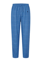 Pantalón Pijama Hombre Largo Algodón Popelín Cuadros - Azul 8918_38