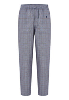 Pantalón Pijama Hombre Largo Algodón Popelín Cuadros - Gris 8919_22