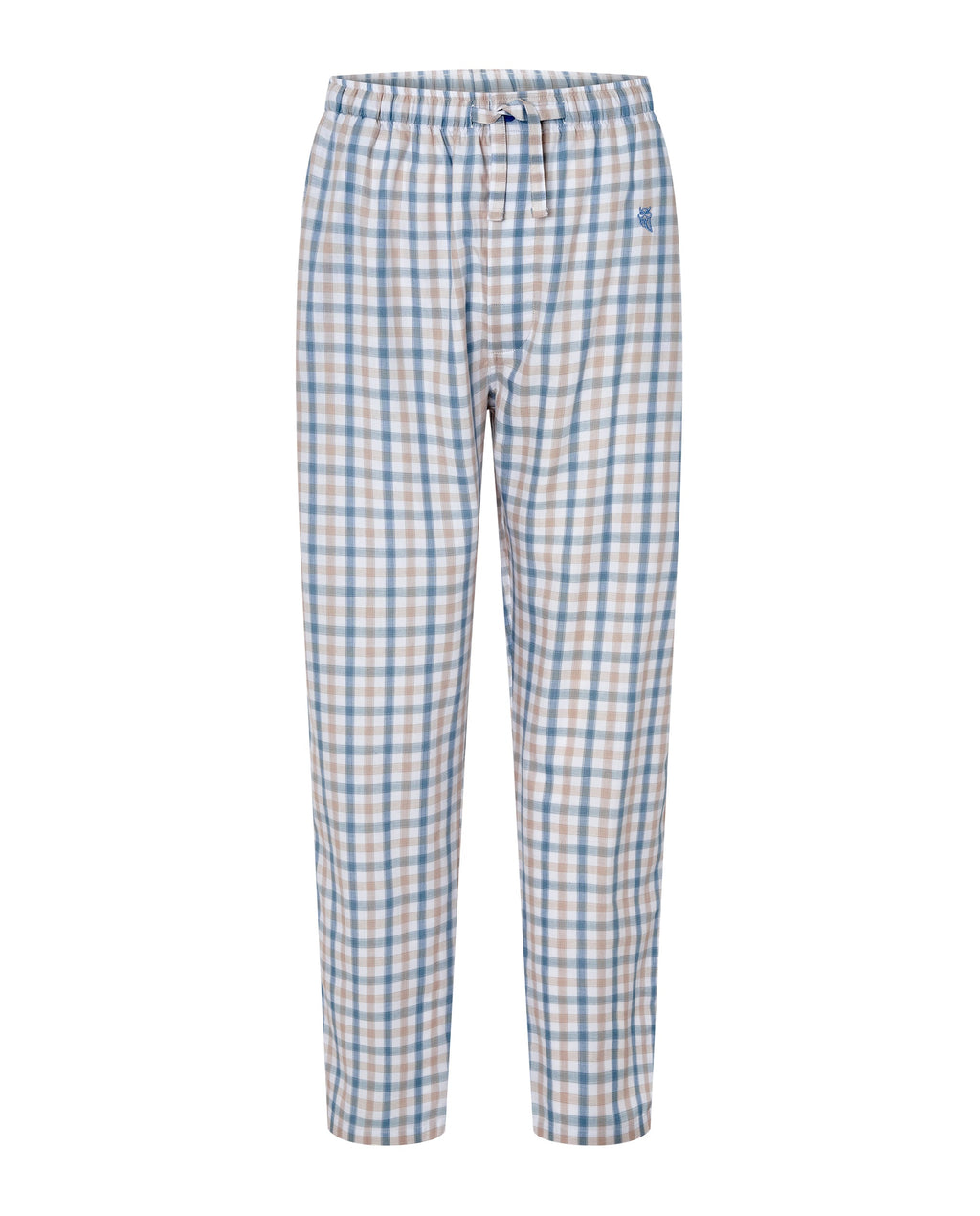 Pantalón Pijama Hombre Largo Algodón Popelín Cuadros - Verde 8920_44