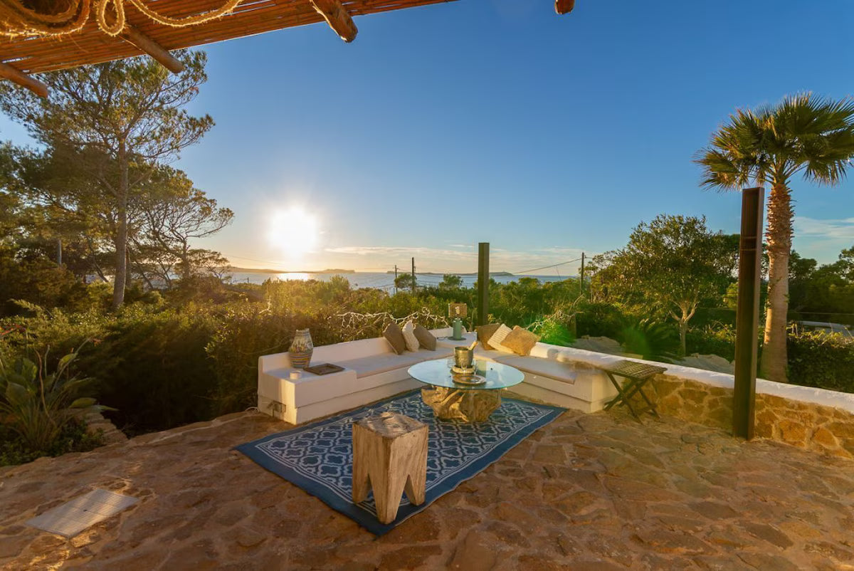 Mediterranean Seafront Ibiza Villa with Amazing Sunset Views in San Antonio