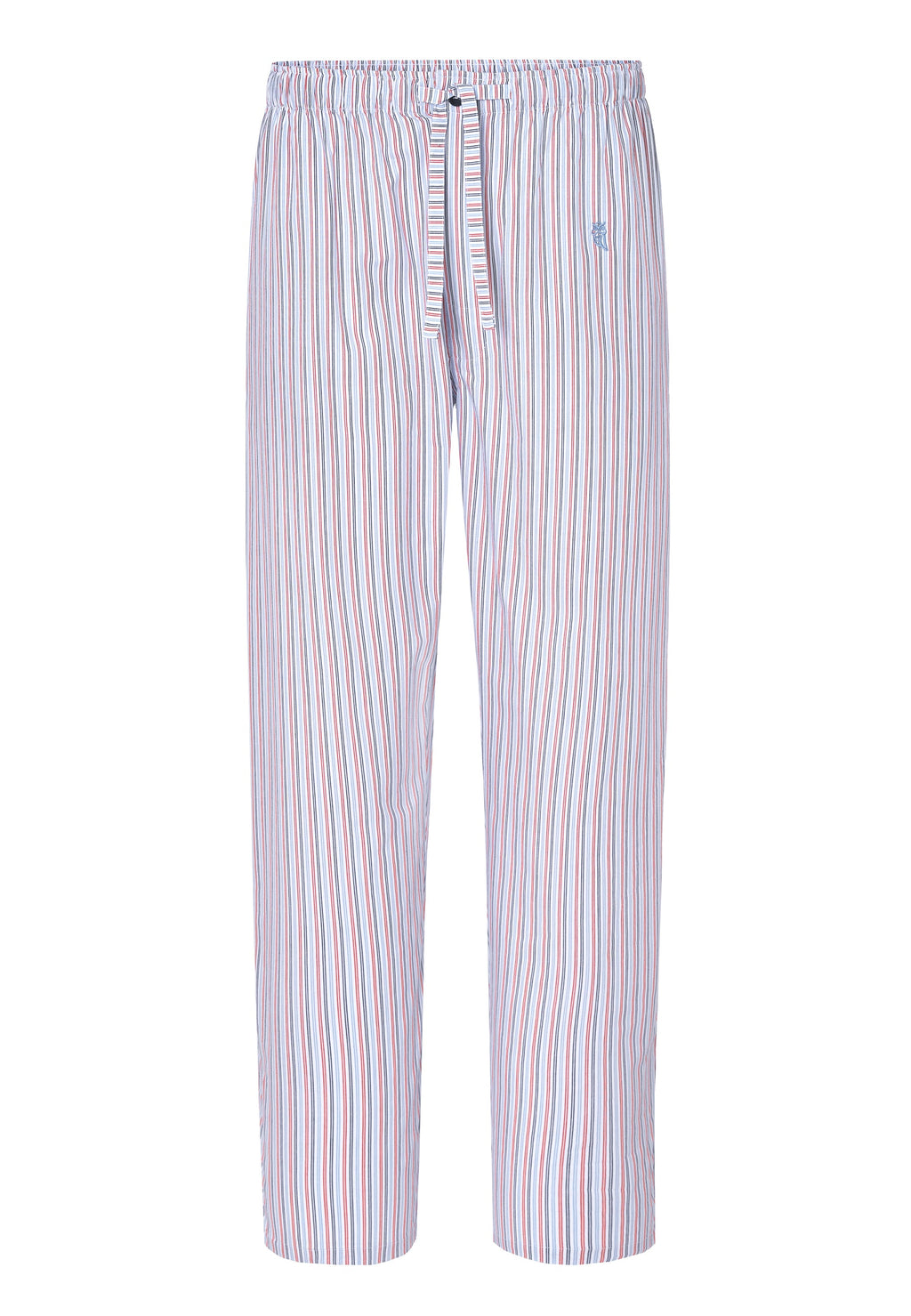 Pantalón Pijama Hombre Largo Algodón Popelín Rayas - Blanco 8939_01