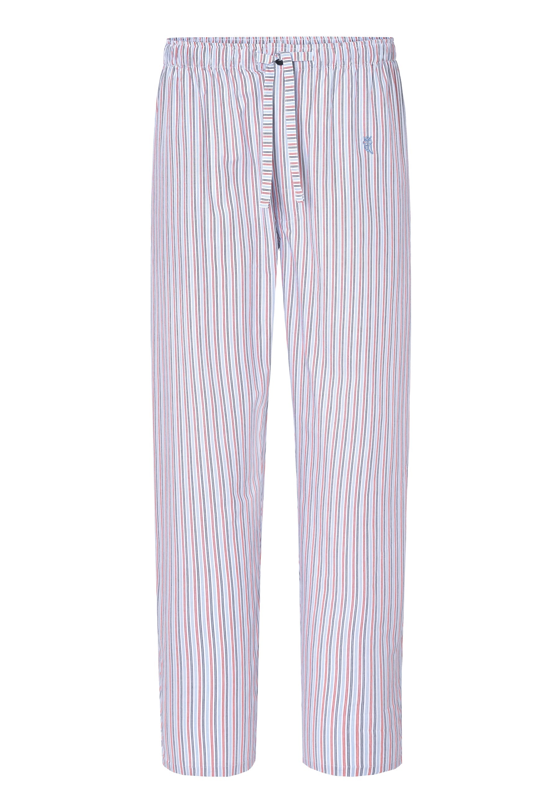 Pantalón Pijama Hombre Largo Algodón Popelín Rayas - Blanco 8939_01