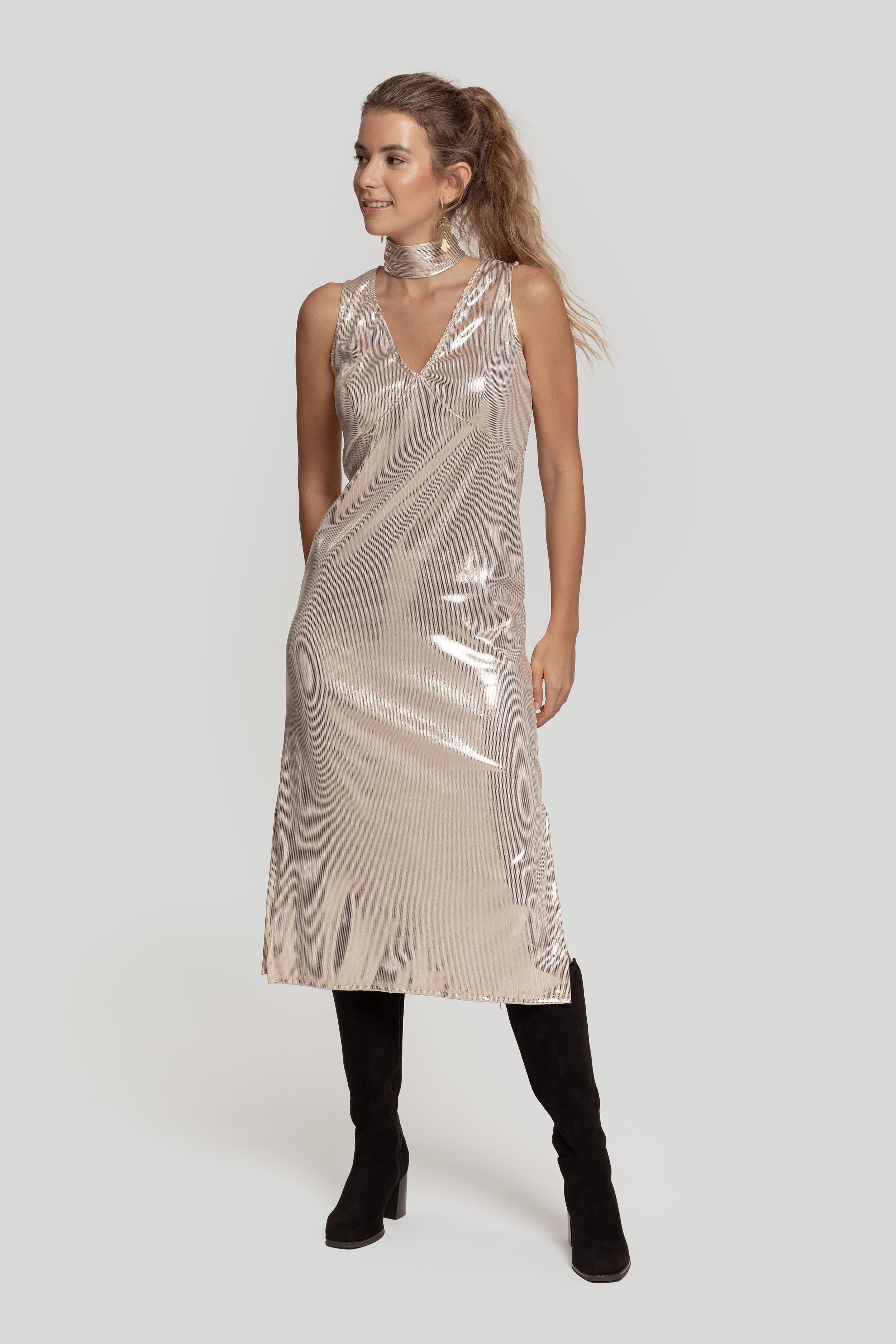 VESTIDO  METALIZADO