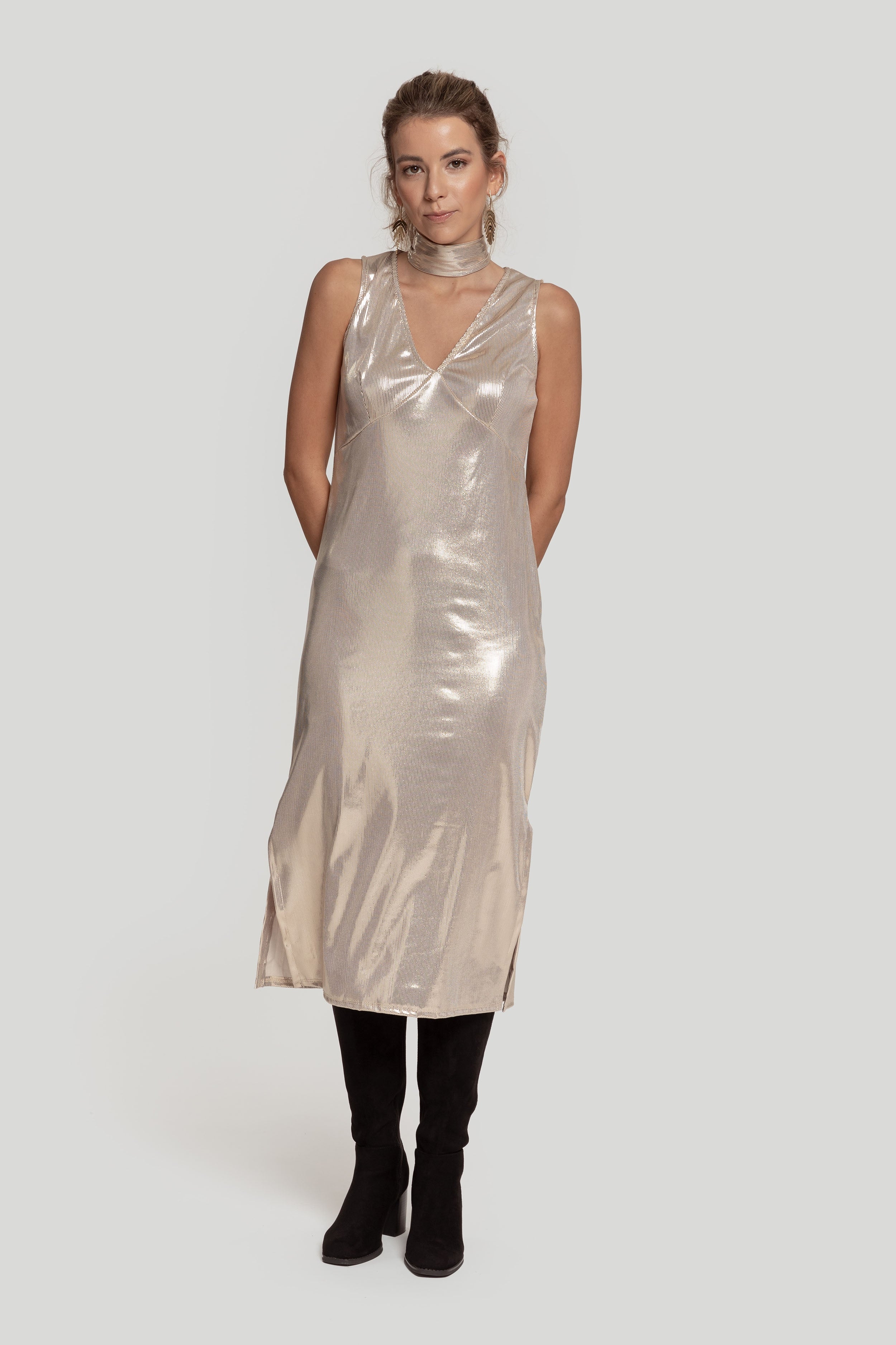 VESTIDO  METALIZADO