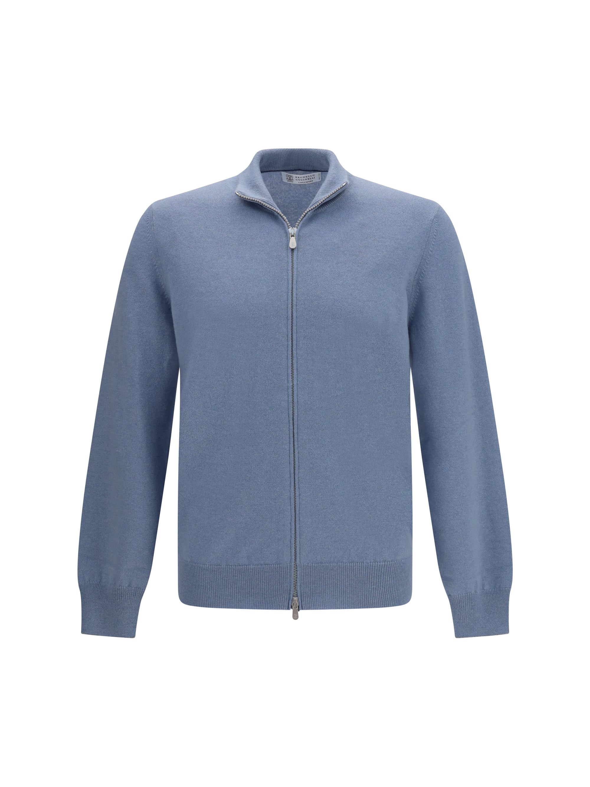 Brunello Cucinelli Pure Cashmere Cardigan — Blue