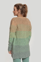 CARDIGAN  BICOLOR